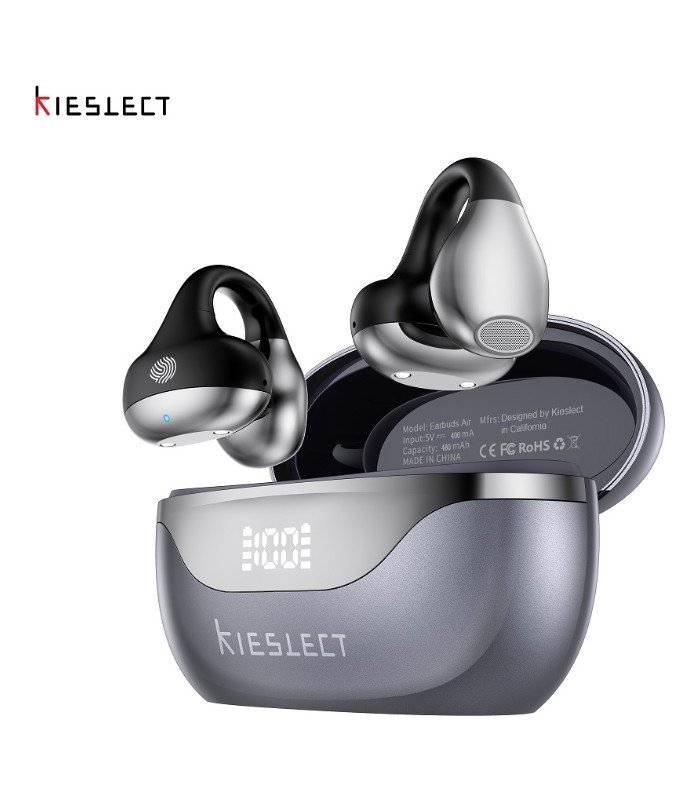 kieslect-adjustable-earbuds.jpg KIESLECT ADJUSTABLE EARBUDS (JET BLACK) - Imagen 1
